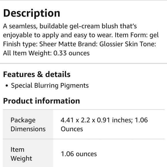 {Glossier}  Blush - Picture 3 of 3